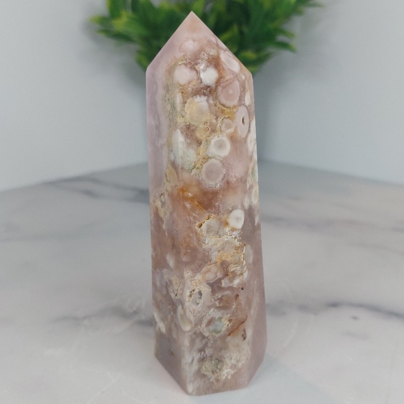Flower Agate Tower | Growth • Passion • Inner Bloom - Picture 9 of 9
